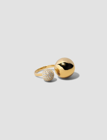 Double Moon Ring