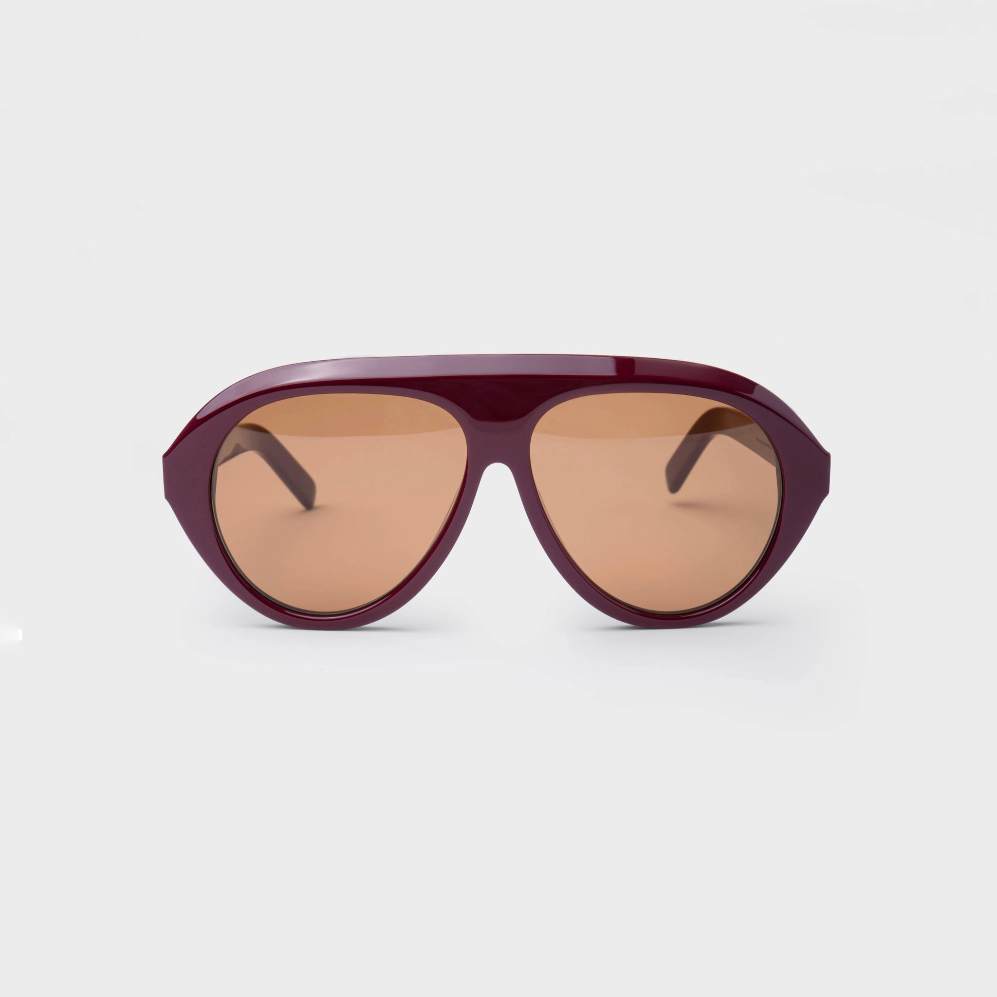 The Icon Sunglasses in Burgundy